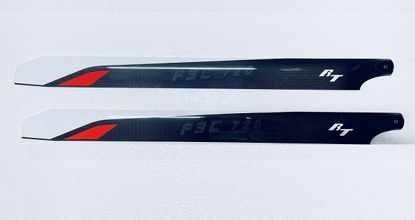 RotorTech 720mm F3C / Competition Carbon Fiber Main Blades-0