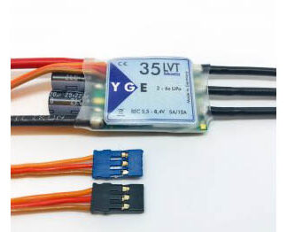 ESC, YGE 35LVT børsteløs ESC 35A med telemetri 2-6S-0